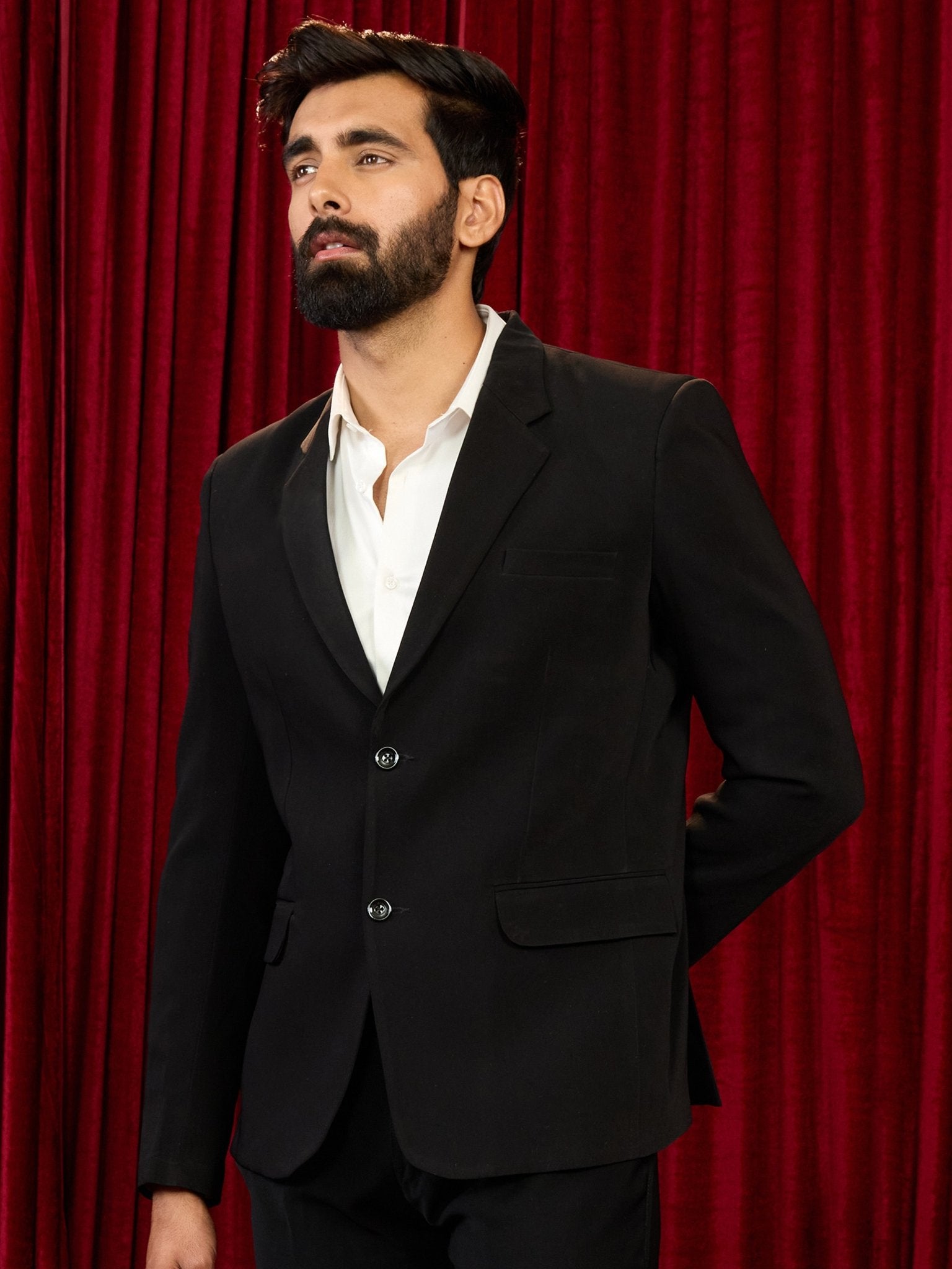 men’s blazer with straight pants