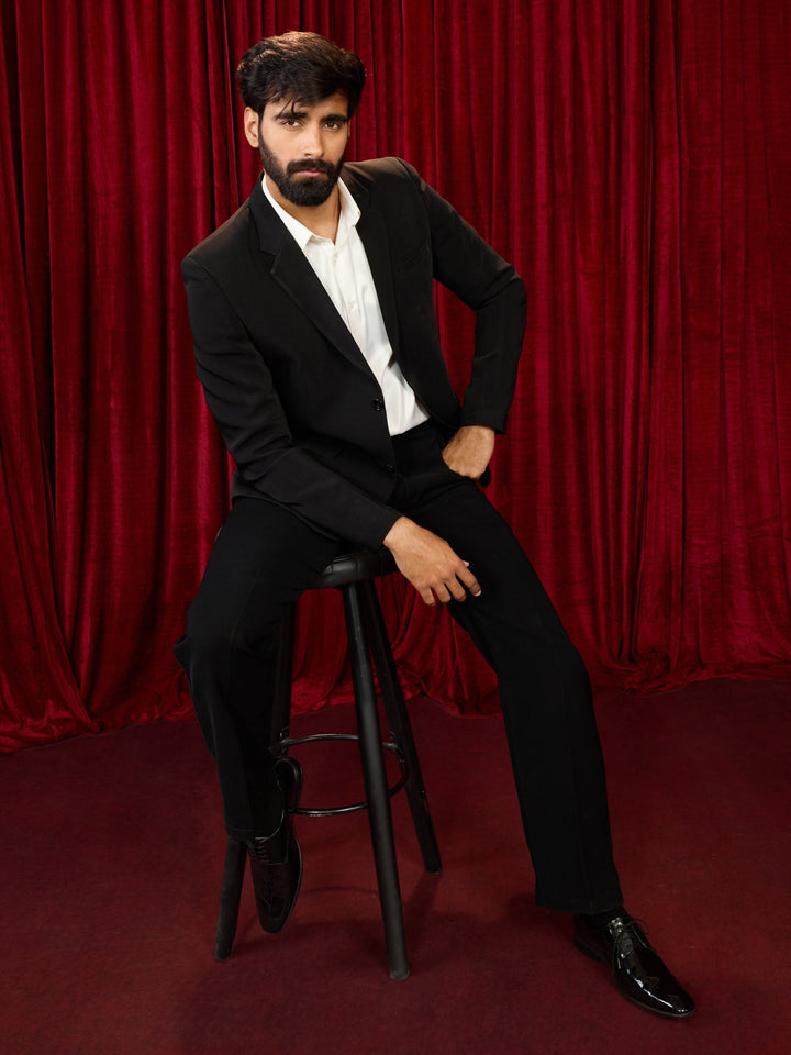 men’s blazer with straight pants