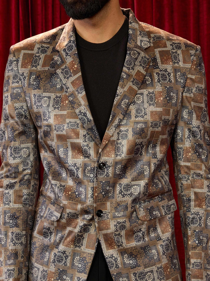 men’s blazer and straight pant set