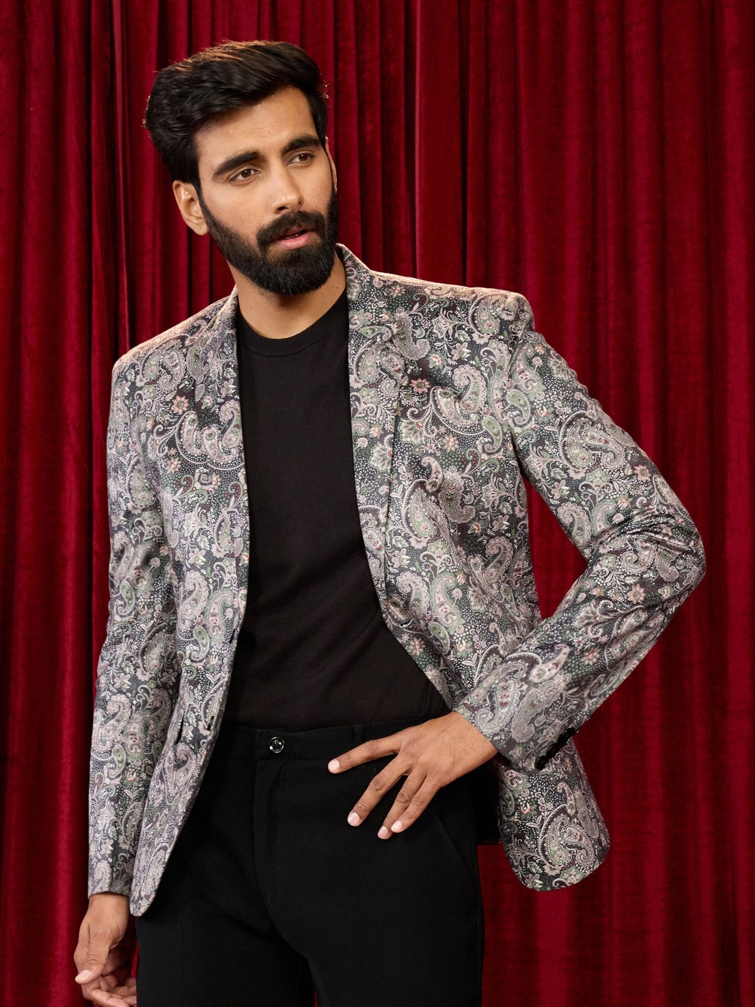 party wear blazer set for men