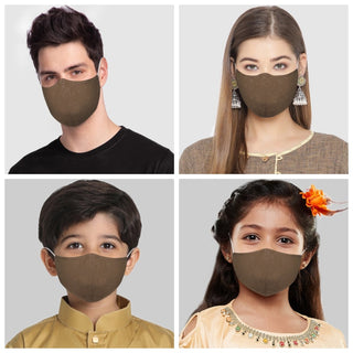 Vastramay Unisex 3 -Ply Polka Dot Printed Reusable Anti-Pollution Comfortable Half Face, Ear Loop Cotton Welness Mask
