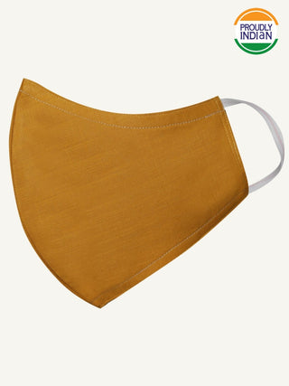 Vastramay Unisex 3 -Ply Self Design Reusable Anti-Pollution Comfortable Half Face, Ear Loop Cotton Welness Mask