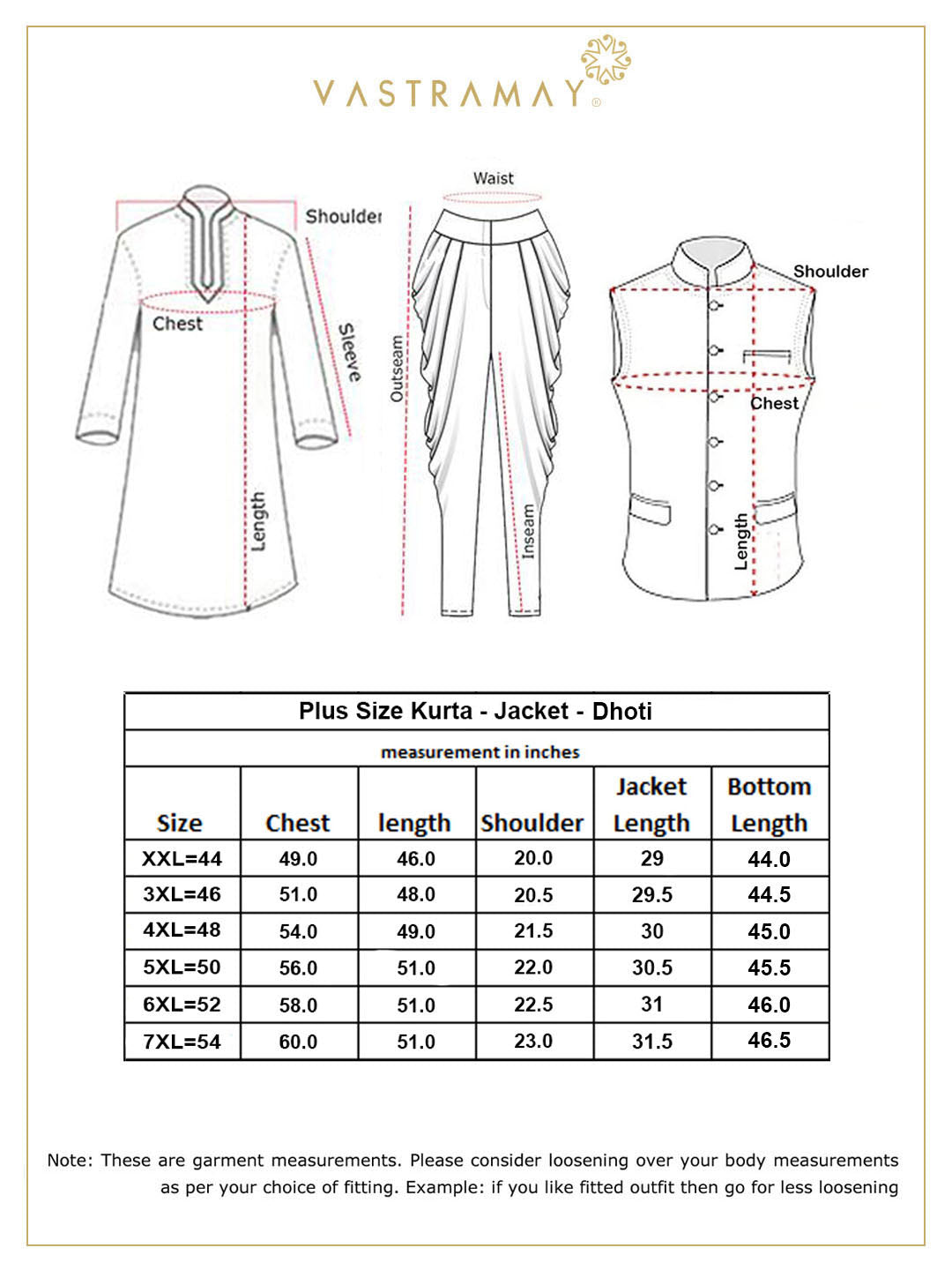 Men's Plus Size Rose Gold Brocade Silk Blend Jacket And Maroon Kurta With Pleated Dhoti Set