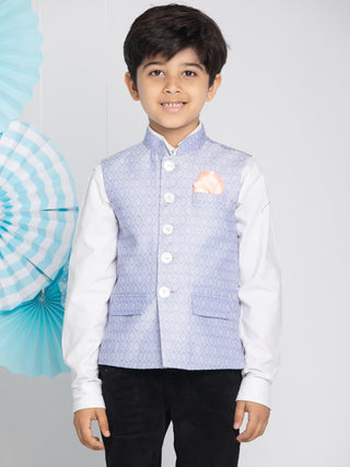 Vastramay Boys Lavender Nehru Jacket