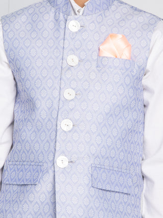 Vastramay Boys Lavender Nehru Jacket