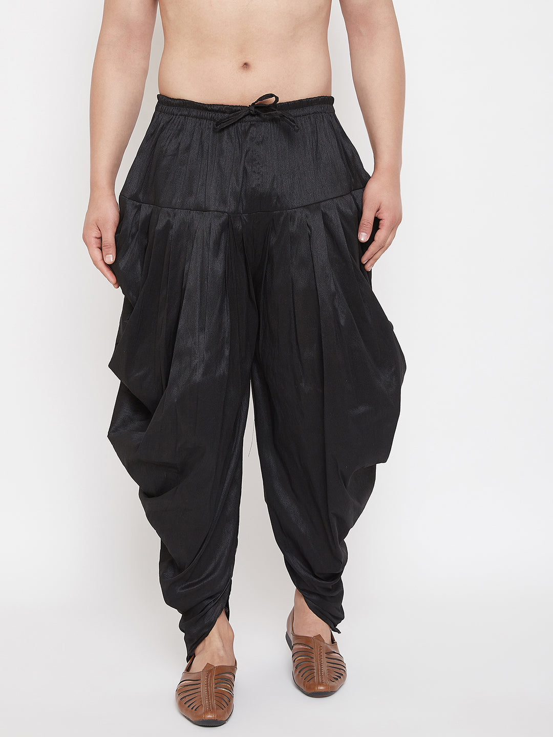 Men's Black Dhoti Pants – vastramay