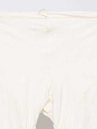 Men's Beige Cotton Silk Blend Kurta, Ethnic Jacket and Pyjama Set