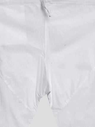 SHVAAS by VASTRAMAY Men's Maroon Cotton Handloom Kurta With Pyjama Set