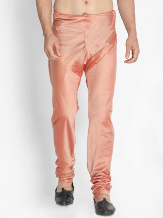 VASTRAMAY Men's Pink Cotton Blend Pyjama