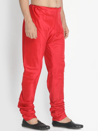 Men's Red Cotton Blend Pyjama