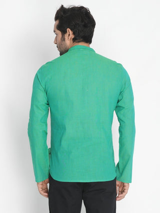Green Pure cotton Kurta for Men