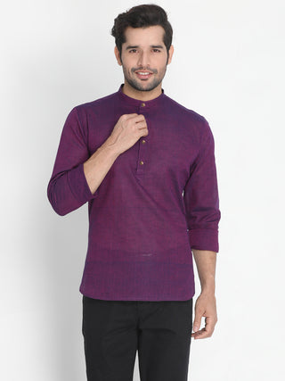purple color kurta