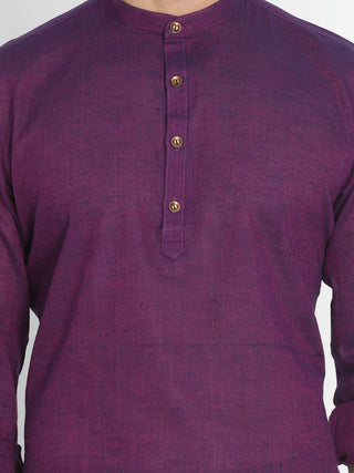 Purple Kurta for Men Pure cotton
