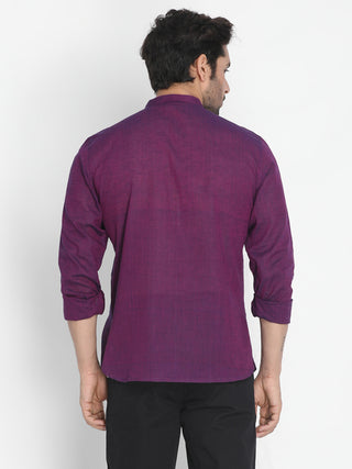 Purple Kurta for Men Pure cotton