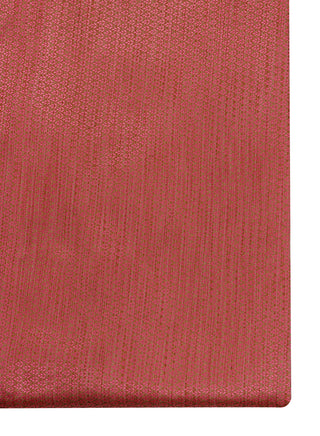 Dobby Jacquard Pink and Beige Silk Blend Fabric
