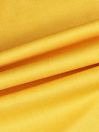 Vastramay Solid Yellow Color Jute Silk Running Fabric