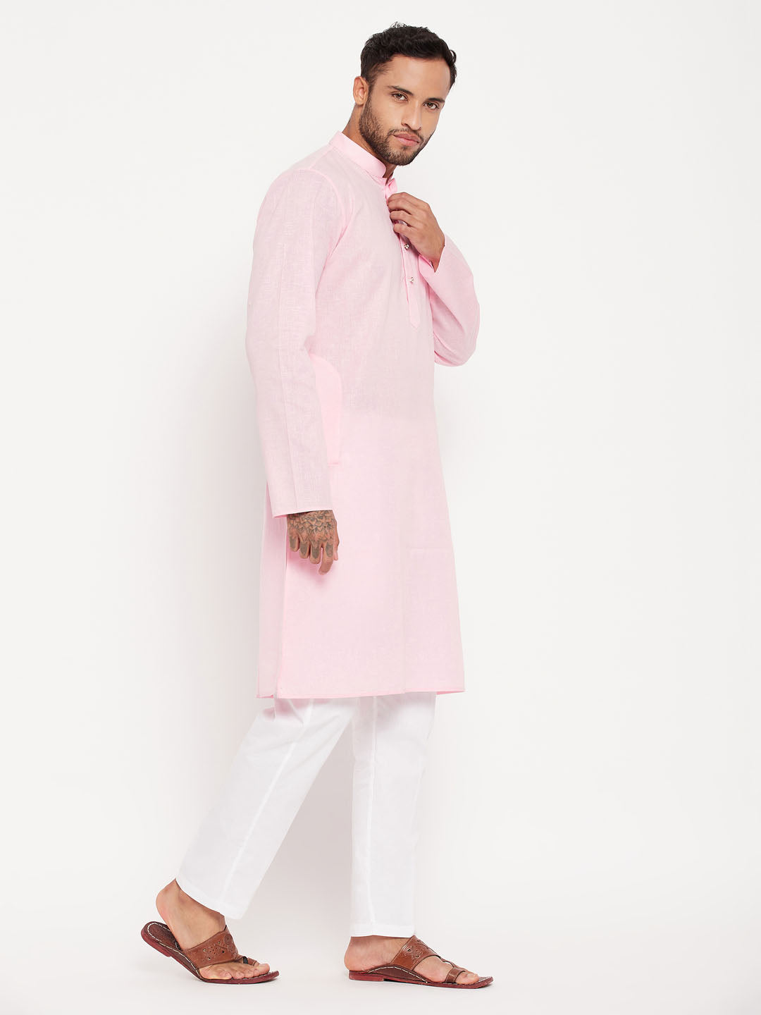 Baby pink kurta clearance pajama