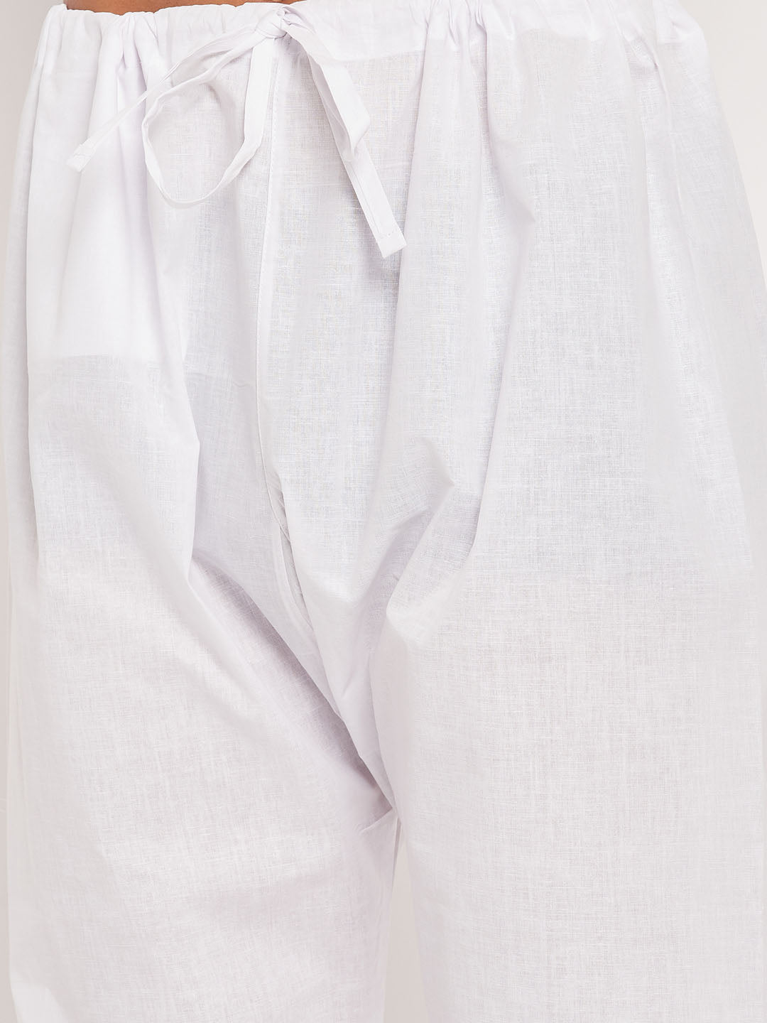 Men's Mustard Solid Kurta With White Pyjama Set