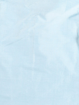VASTRAMAY SISHU Boys' Aqua Blue Viscose Kurta and Pyjama Set